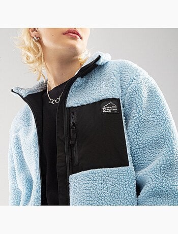 Casaco de sherpa para mulher