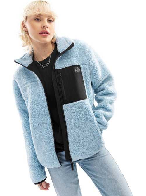 Casaco de sherpa para mulher - Kiabi Casaco de sherpa para mulher - Kiabi