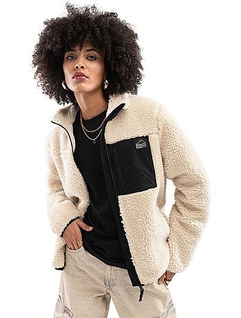 Casaco de sherpa para mulher