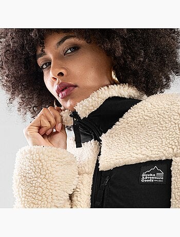 Casaco de sherpa para mulher