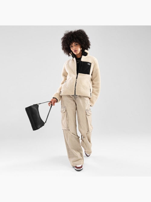 Casaco de sherpa para mulher - Kiabi