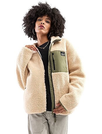 Casaco de sherpa para mulher