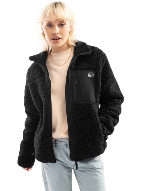 Casaco de sherpa para mulher - Kiabi Casaco de sherpa para mulher - Kiabi