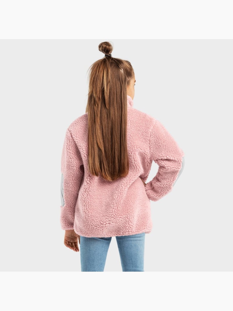 Casaco de sherpa para rapariga Rosa - Kiabi