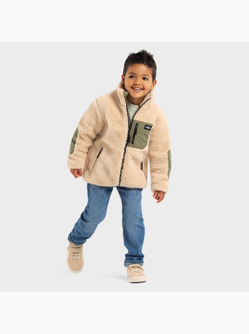 Casaco de sherpa para rapaz - Kiabi Casaco de sherpa para rapaz - Kiabi