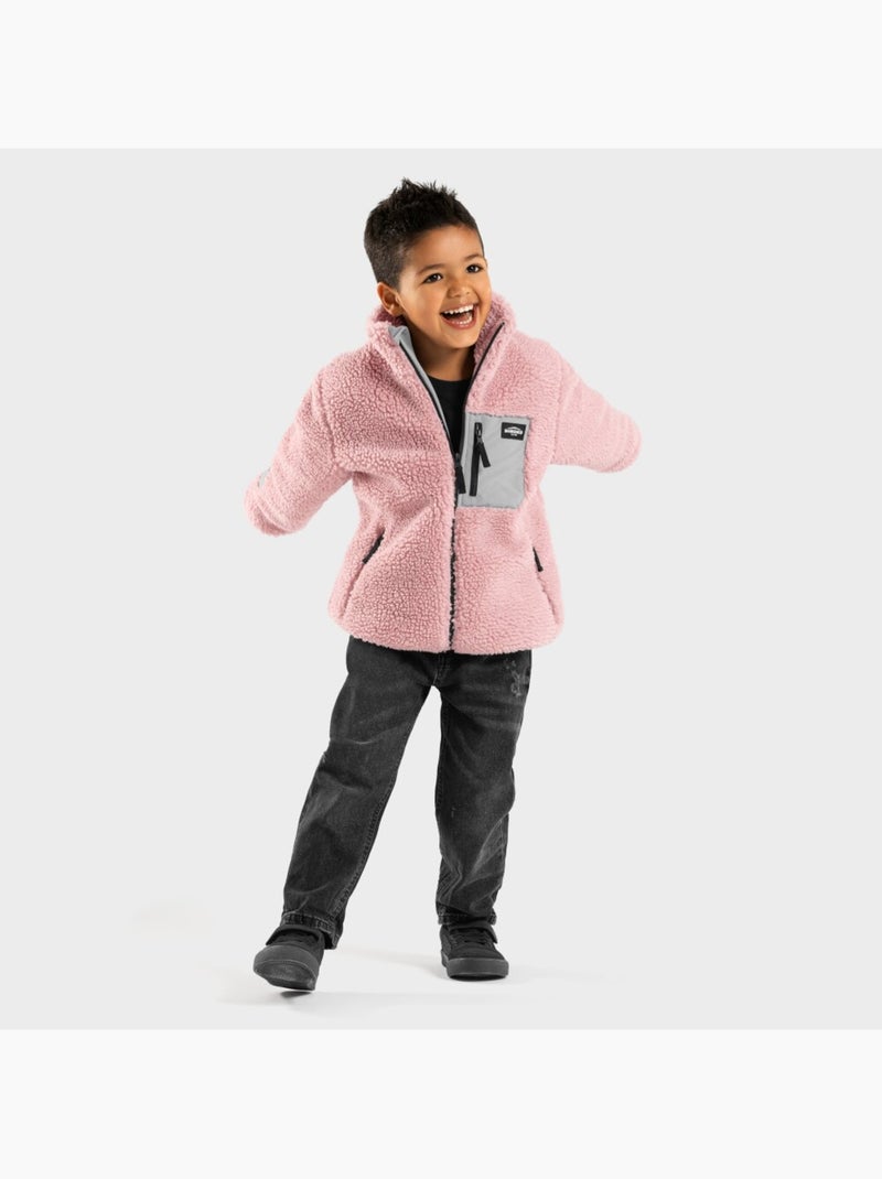 Casaco de sherpa para rapaz Rosa - Kiabi