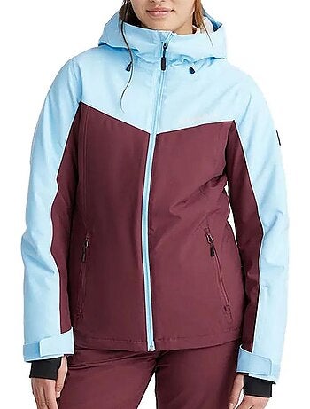 Casaco de ski o'neill aplite para mulher turquesa/bordô