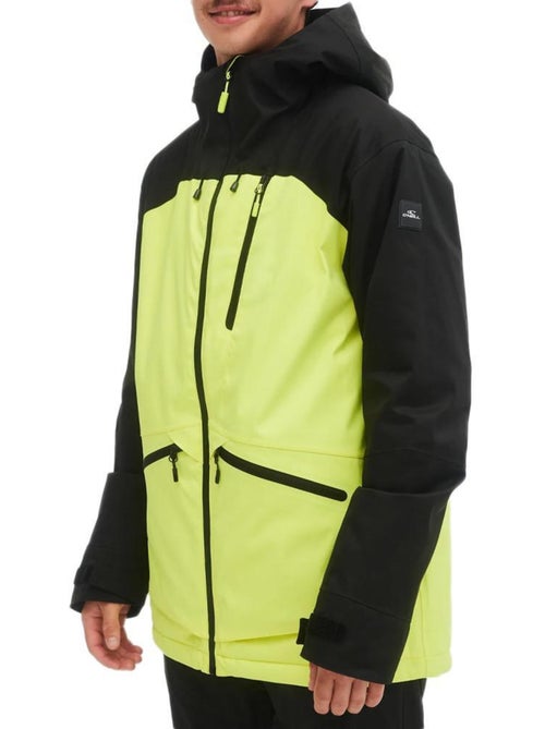 Casaco de ski o'neill total disorder para homem amarelo fluorescente/preto - Kiabi Casaco de ski o'neill total disorder para homem amarelo fluorescente/preto - Kiabi
