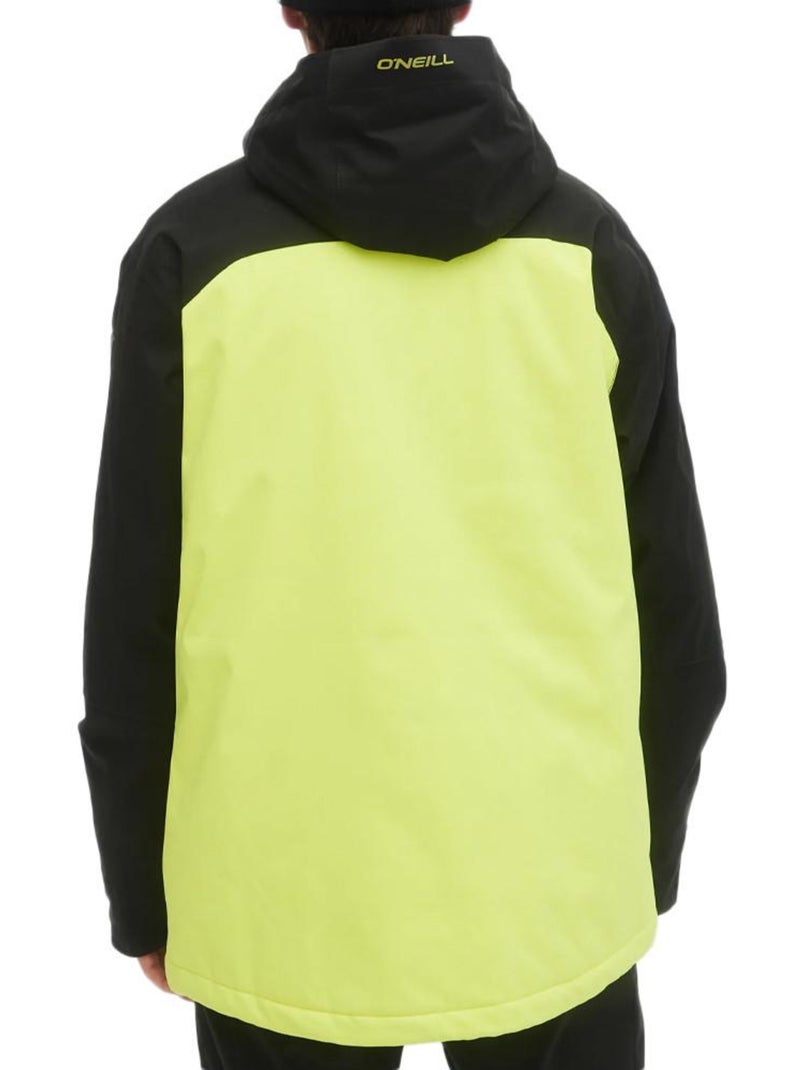 Casaco de Ski O'Neill Total Disorder para Homem Amarelo Fluorescente/Preto Amarelo - Kiabi