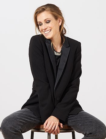 Casaco de smoking com colarinho acetinado - Kiabi