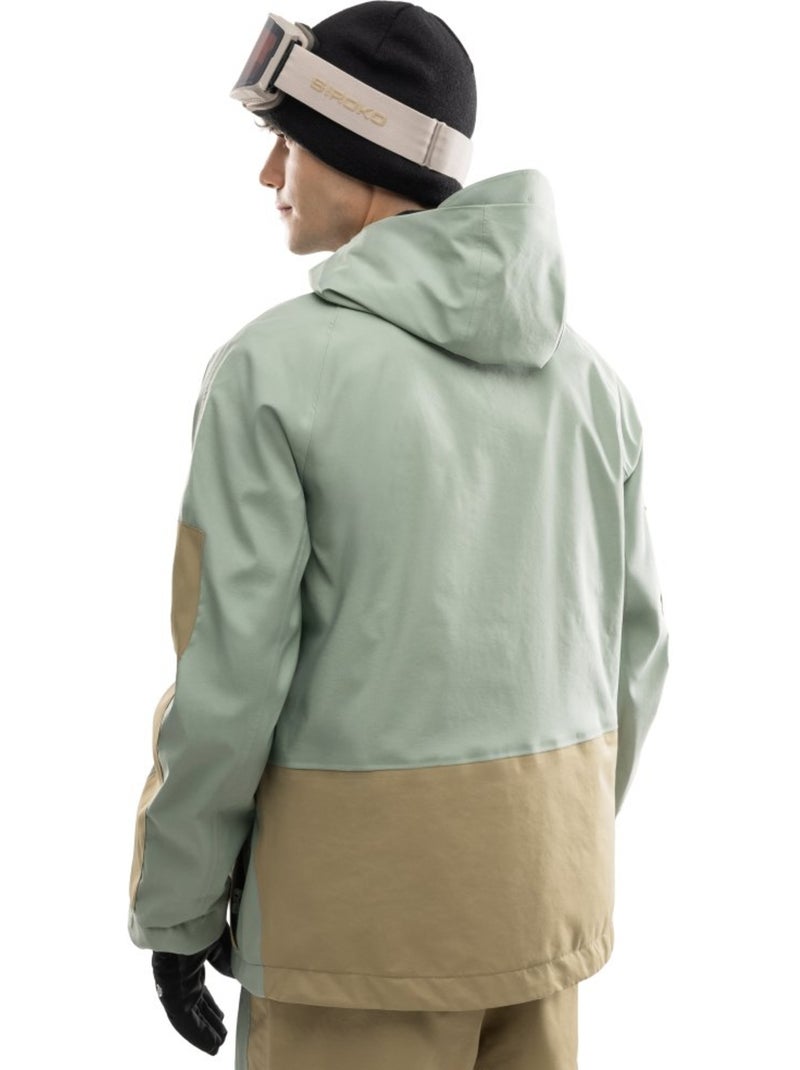 Casaco de snowboard oversized para homem Verde - Kiabi