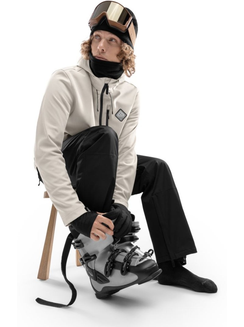 Casaco de snowboard para homem Bege - Kiabi
