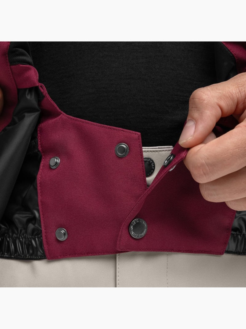 Casaco de snowboard para homem Vermelho tijolo - Kiabi