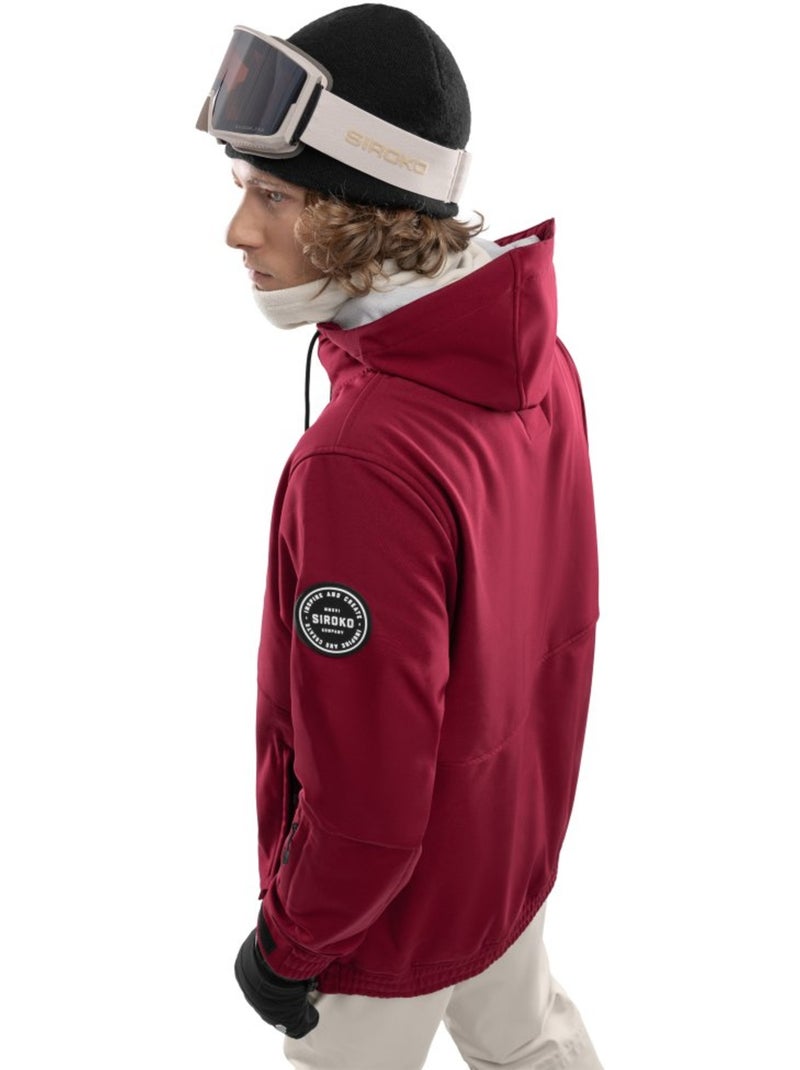 Casaco de snowboard para homem Vermelho tijolo - Kiabi