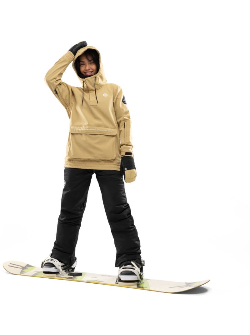 Casaco de snowboard para mulher Bege - Kiabi
