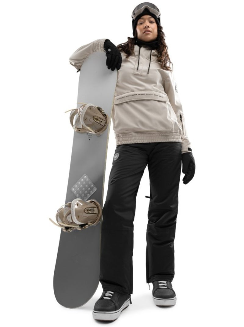Casaco de snowboard para mulher Bege - Kiabi