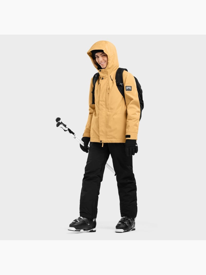 Casaco de snowboard para mulher Bege - Kiabi