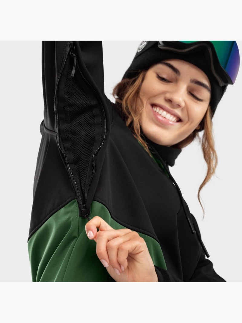 Casaco de snowboard para mulher Preto - Kiabi