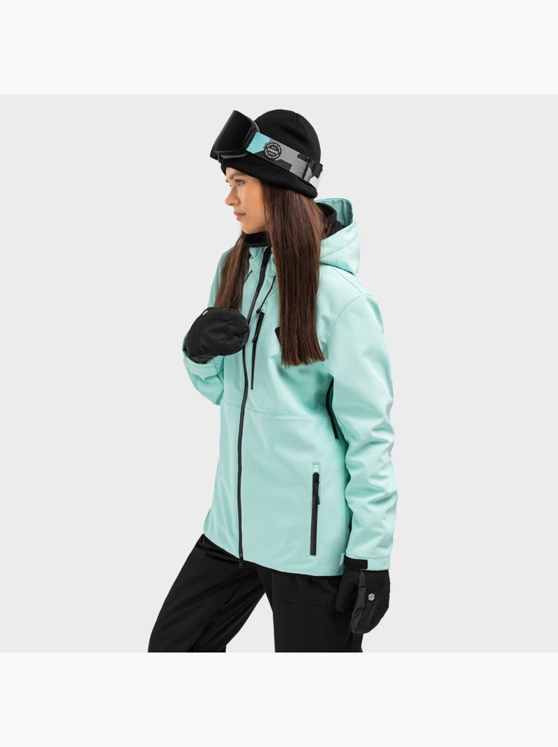 Casaco de snowboard para mulher Turquesa - Kiabi