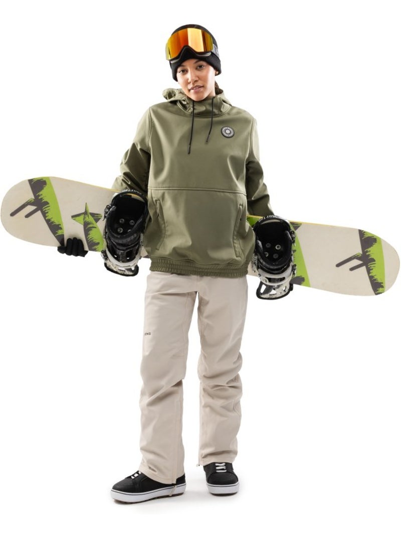 Casaco de snowboard para mulher Verde escuro - Kiabi
