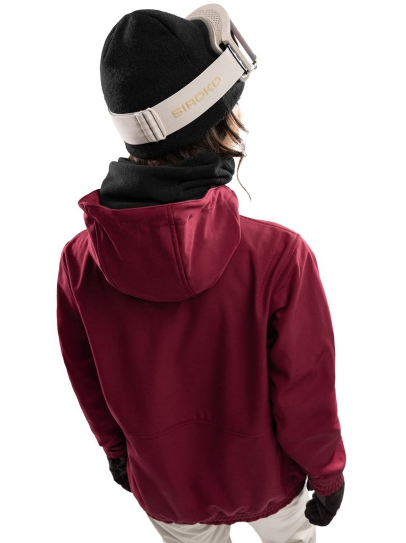 Casaco de snowboard para mulher Vermelho tijolo - Kiabi