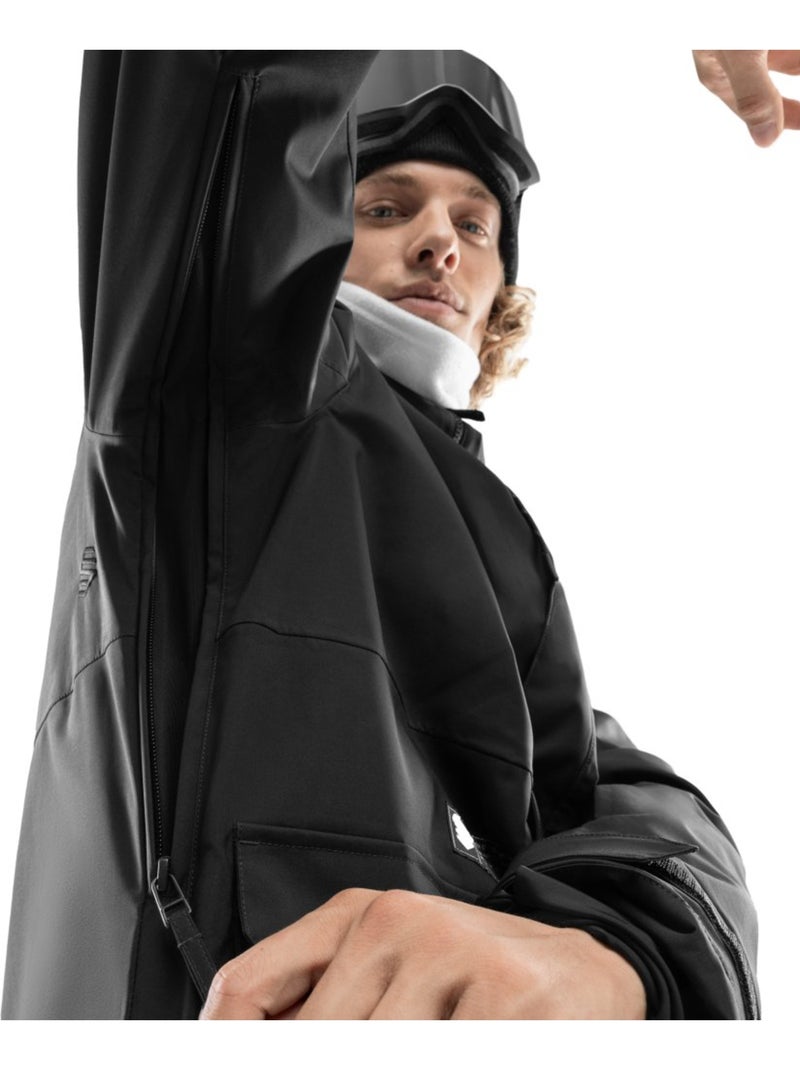 Casaco de snowboard premium para homem Preto - Kiabi