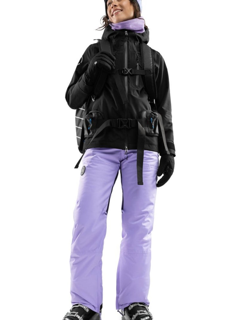 Casaco de snowboard recco® para mulher Preto - Kiabi