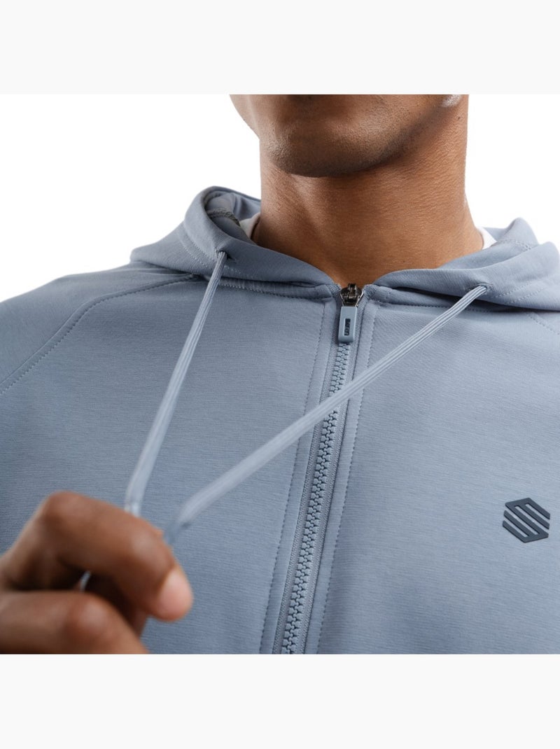 Casaco de treino com capuz para homem Azul - Kiabi