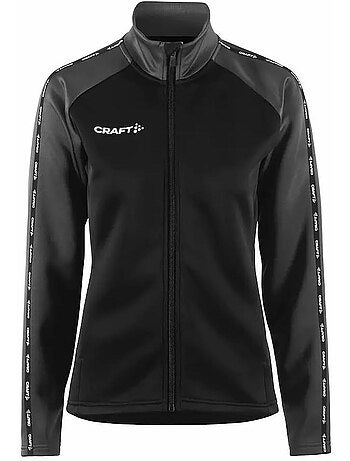 Casaco de treino craft squad meio fecho mulher preto