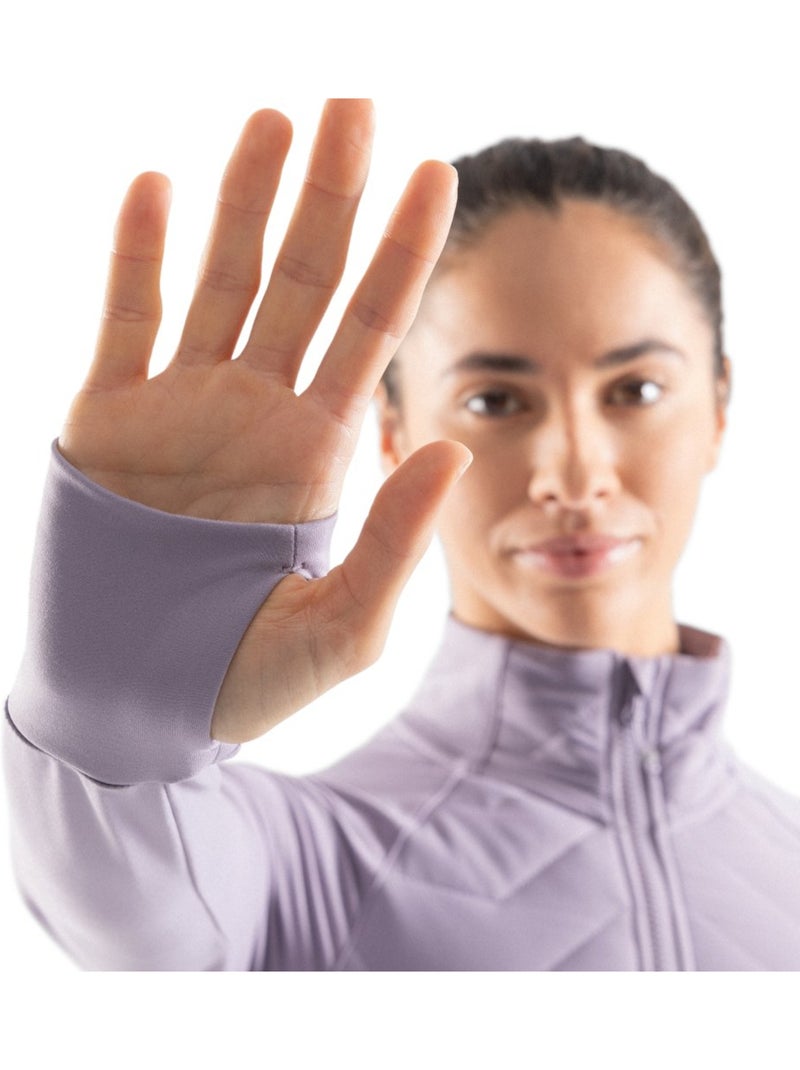 Casaco de treino leve e termicamente isolado para mulher Roxo - Kiabi