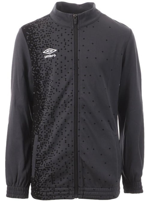 Casaco de Treino Umbro Match Antracite para Criança - Kiabi Casaco de Treino Umbro Match Antracite para Criança - Kiabi