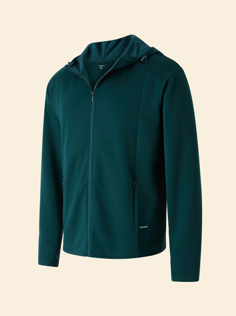 Casaco desportivo com capuz - (ekstract) Verde - Kiabi