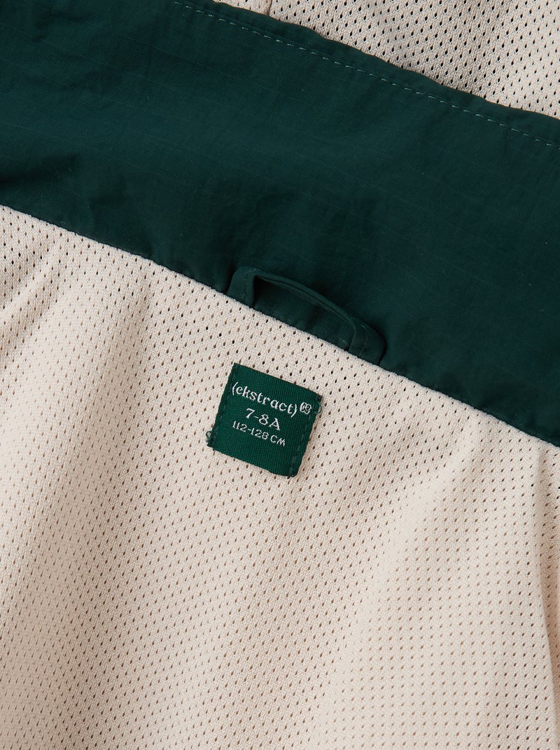 Casaco desportivo com capuz - ekstract Verde - Kiabi