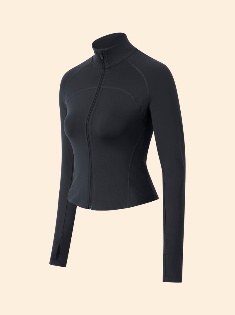 Casaco desportivo com fecho - (ekstract) Preto - Kiabi