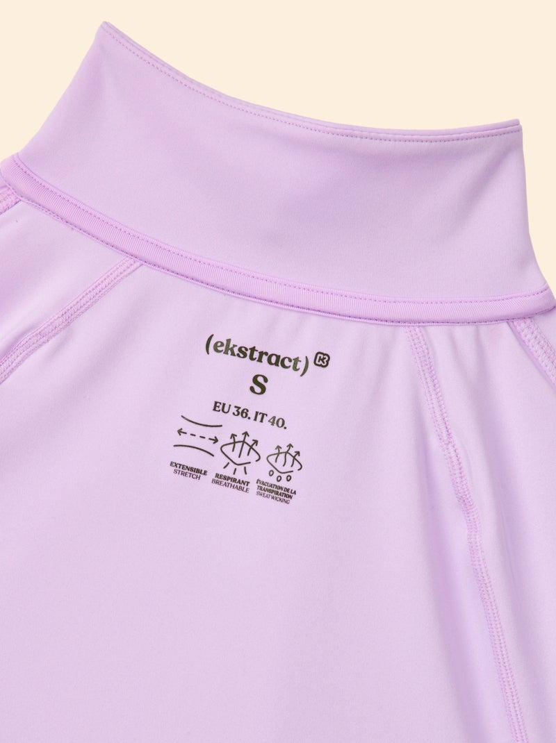 Casaco desportivo com fecho - (ekstract) Violeta - Kiabi