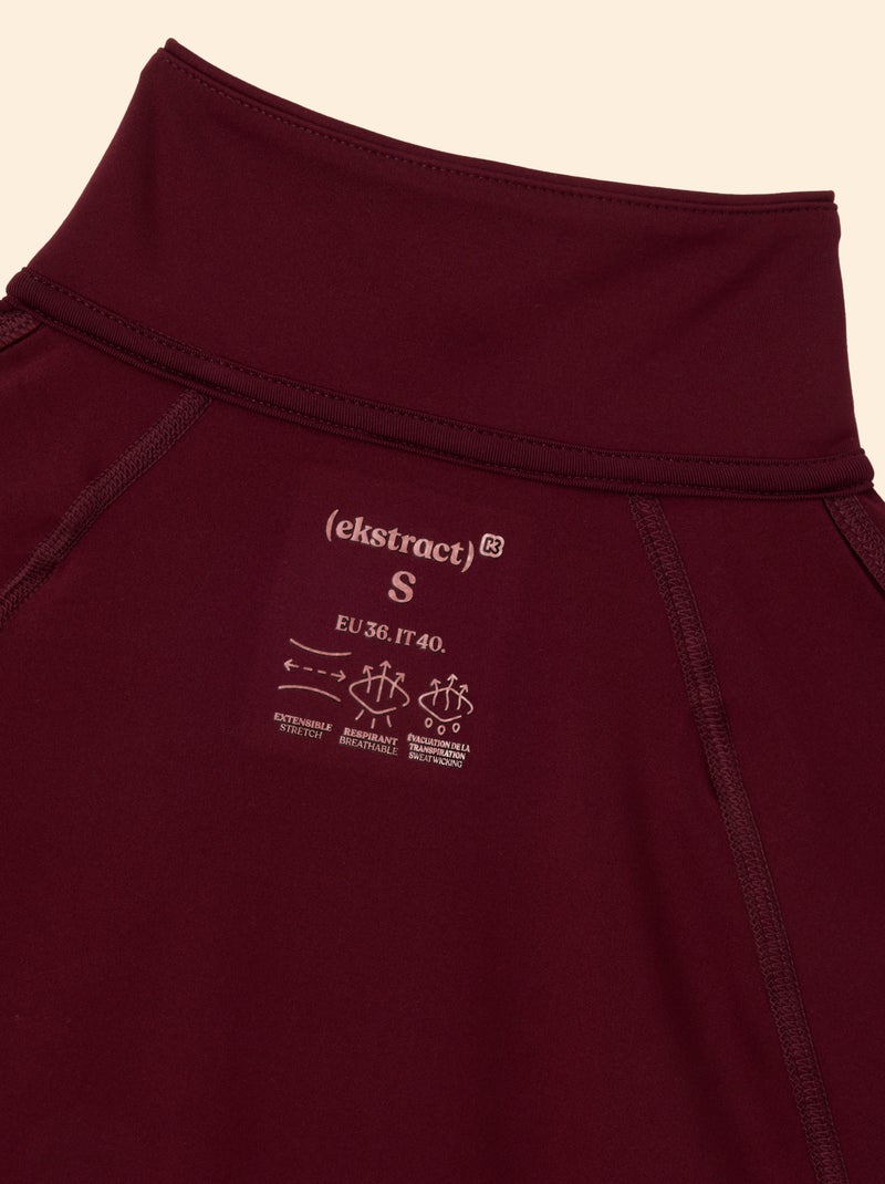 Casaco desportivo com fecho éclair - (ekstract) Vermelho - Kiabi