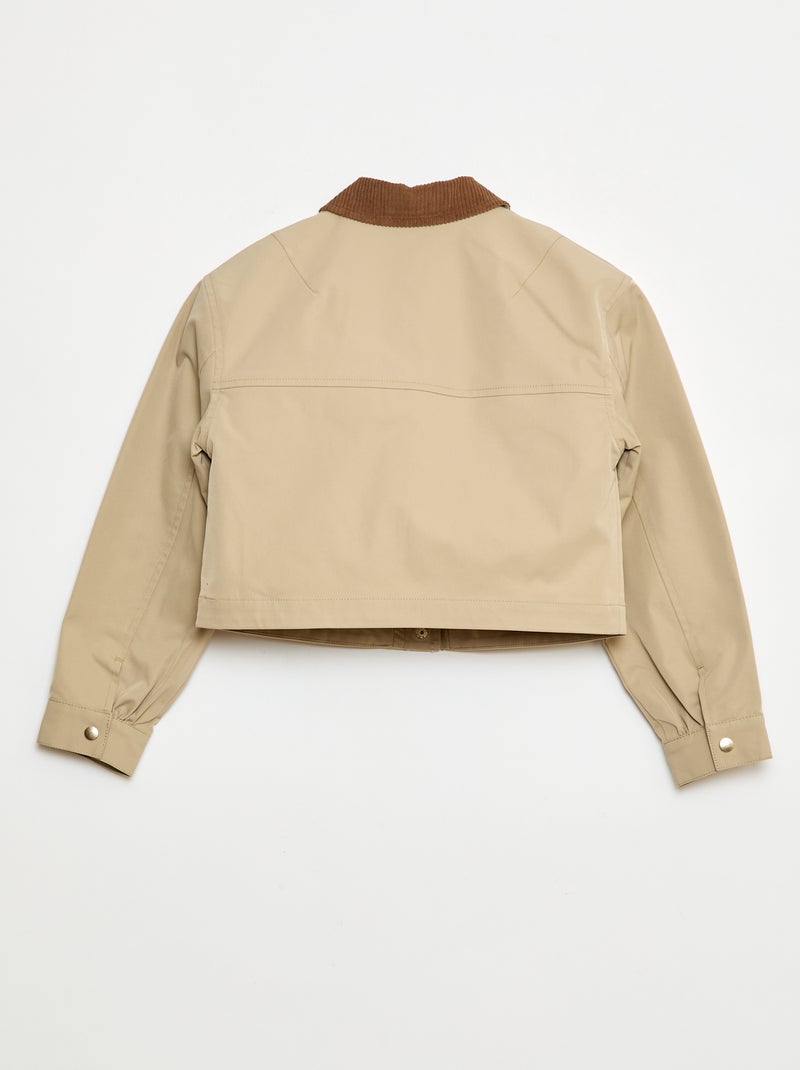 Casaco direito workwear Bege - Kiabi