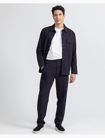 Casaco ease azul justo