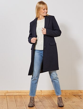 Casaco efeito de lã - Kiabi