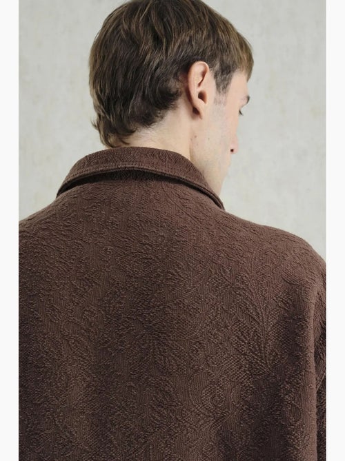 Casaco em algodão jacquard texturizado giesto - Kiabi Casaco em algodão jacquard texturizado giesto - Kiabi