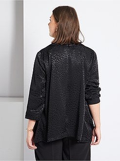 Casaco em jacquard 'leopardo' - Kiabi