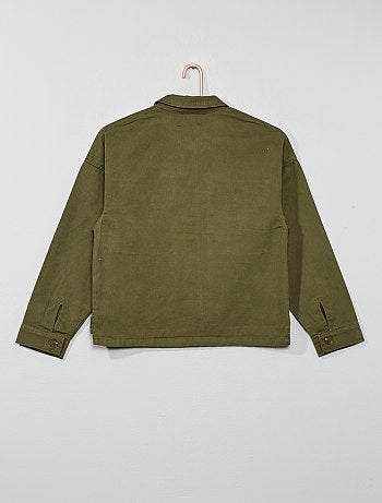Casaco em lona estilo army - Kiabi