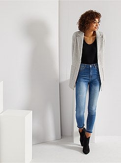 Casaco em malha com efeito de lã - Kiabi