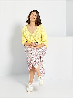 Casaco em malha de conceção ecológica - Kiabi