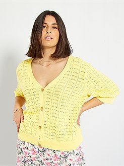 Casaco em malha de conceção ecológica - Kiabi