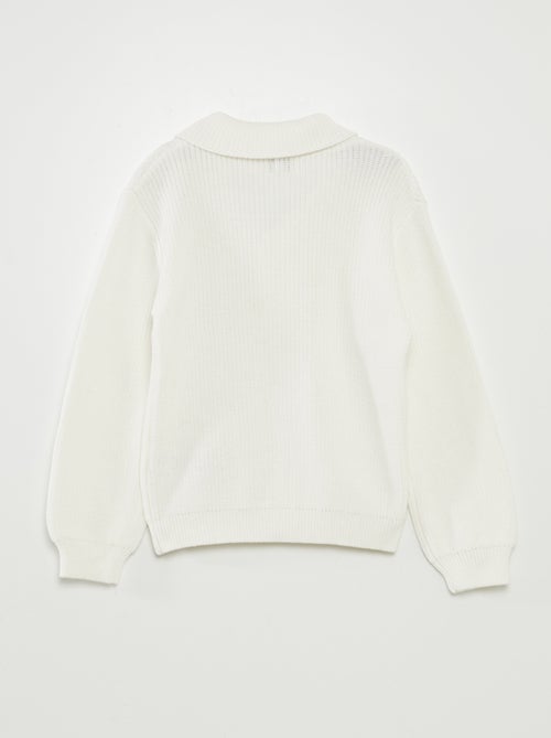 Casaco em malha de tricô - Kiabi