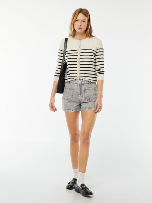 Casaco em malha fina - Kiabi