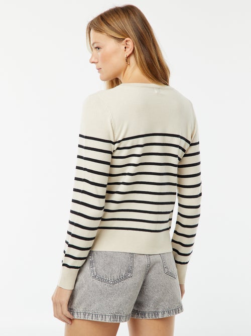 Casaco em malha fina - Kiabi