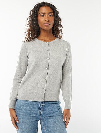 Casaco em malha fina