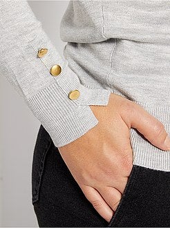 Casaco em malha fina - Kiabi